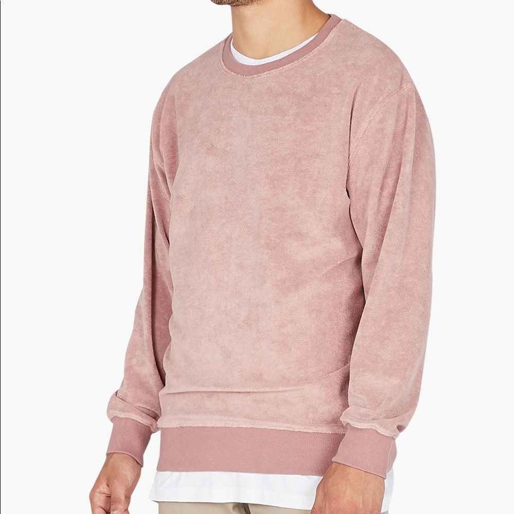 Barney Cools Pink Terry Sweatshirt